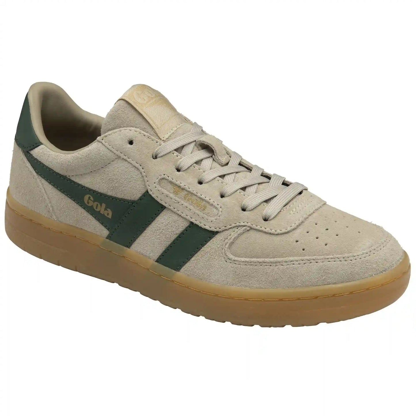 Gola Classics Women's Hawk Suede '86 Sneakers - Bone/Evergreen/Gum