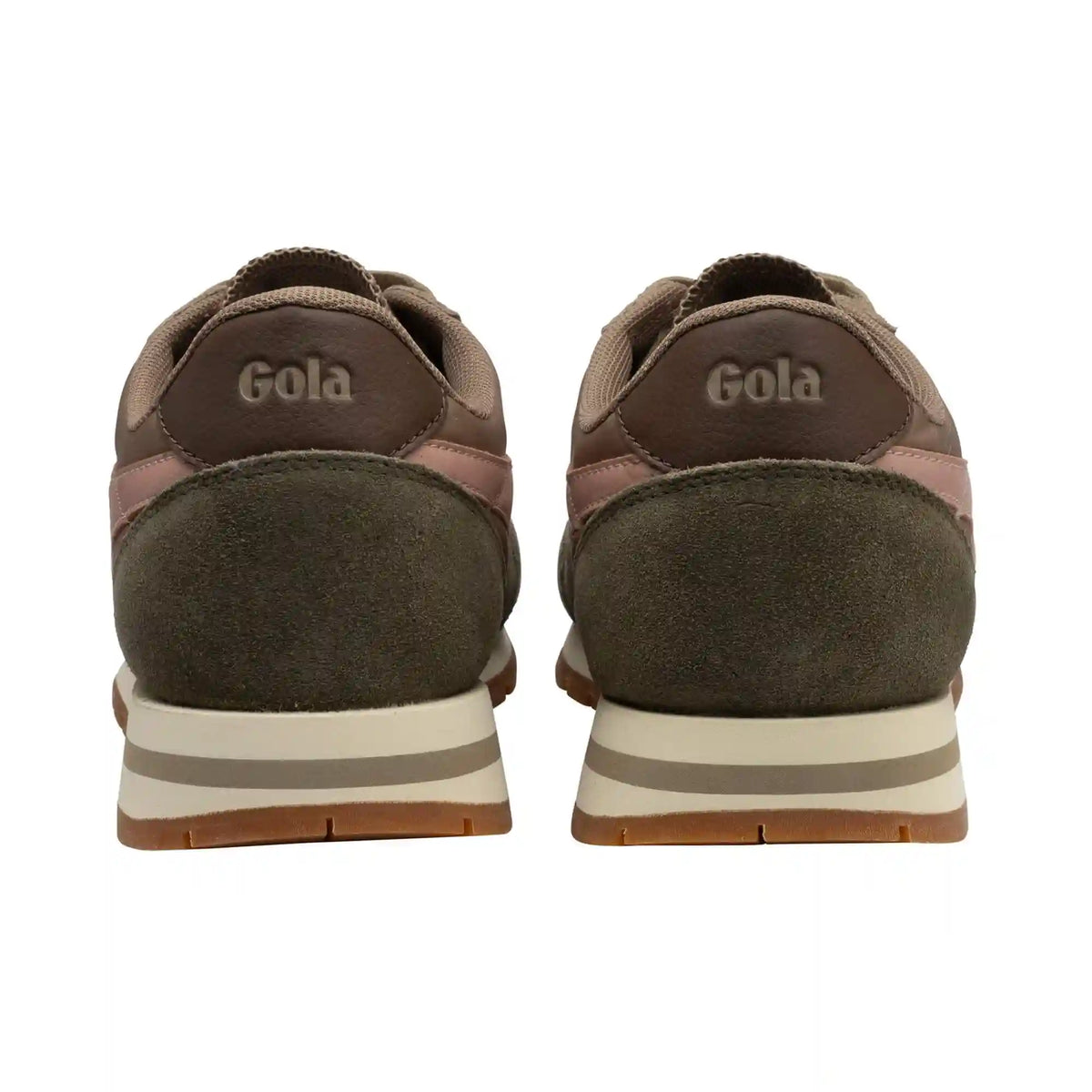 Gola Classics Women's Daytona Chute Sneakers - Cappuccino/Khaki/Pearl Pink