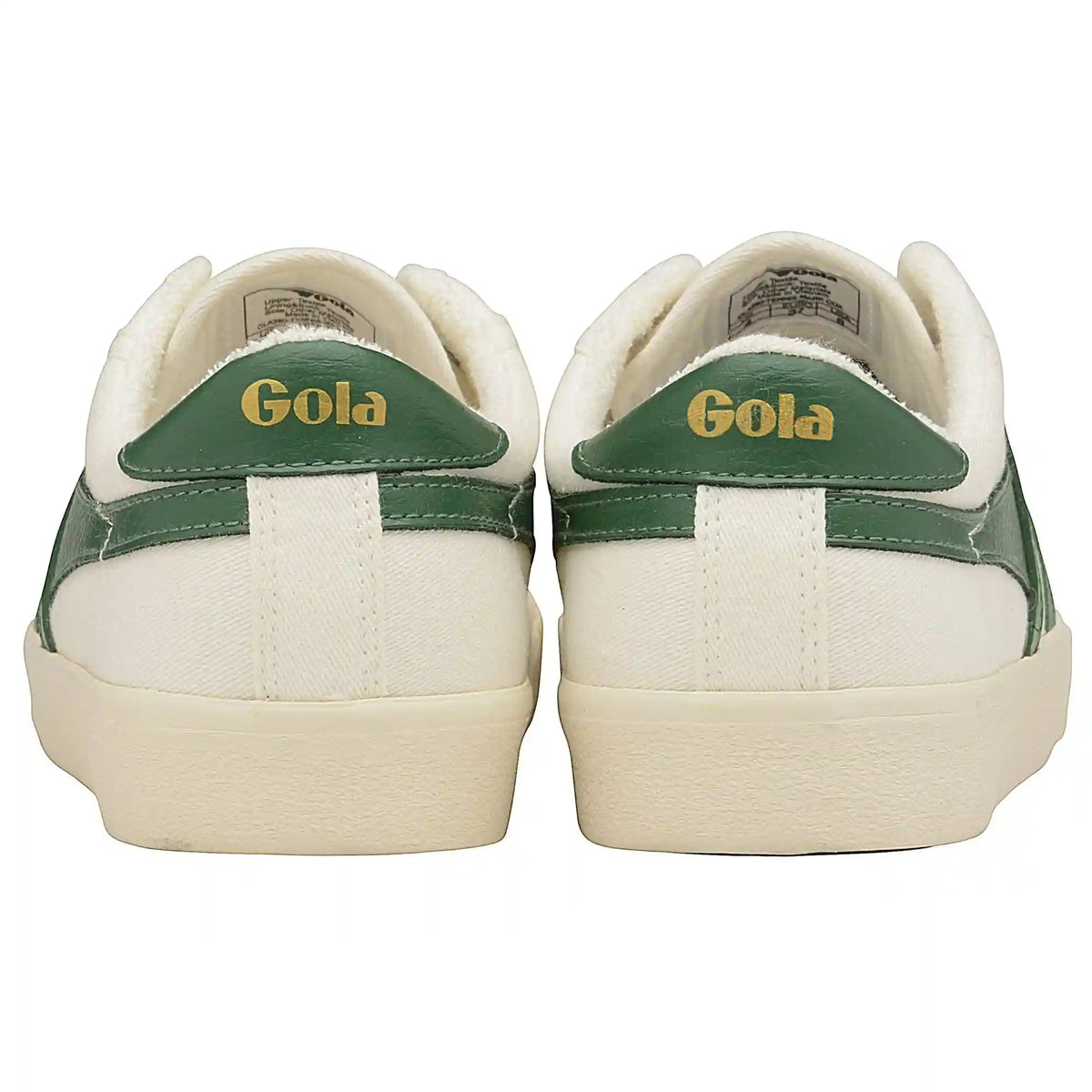 Vegan Gola Classics Women's Tennis Mark Cox Sneakers - Off White/Dark Green