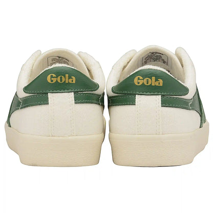 Vegan Gola Classics Women's Tennis Mark Cox Sneakers - Off White/Dark Green