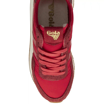Gola Classics Women's Arizona Sneakers - Red/Deep Red/Coral