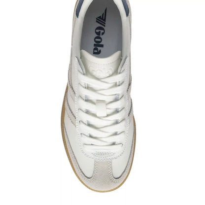 Gola Classics Women's Viper Leather Sneakers - White/White/Moonlight/Gum