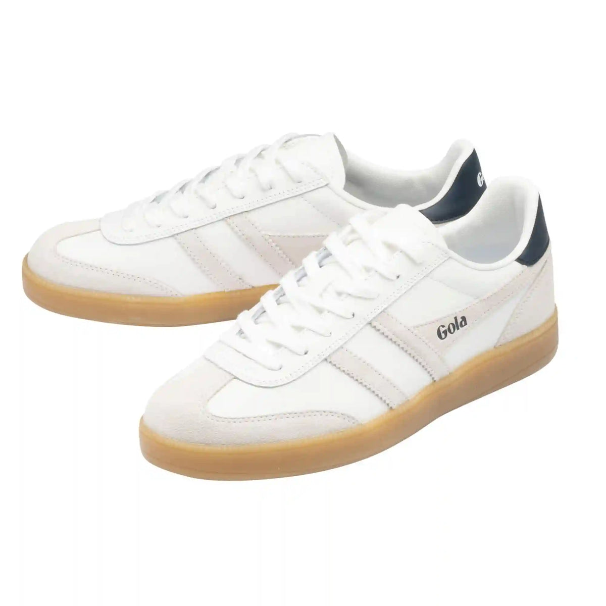 Gola Classics Men's Viper Leather Sneakers - White/White/Navy/Gum