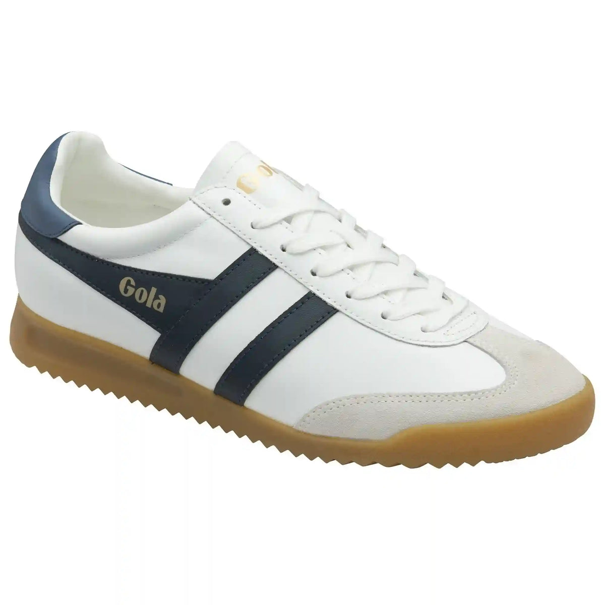 Gola Classics Men's Torpedo Leather Sneakers - White/Navy/Moonlight