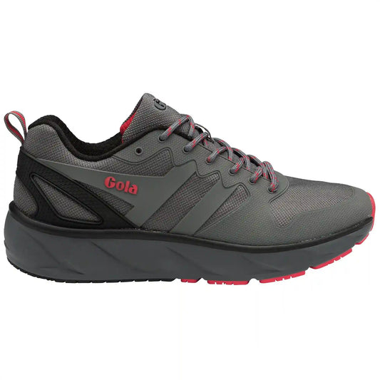 Gola Performance Men's Thunder Sneakers - Charcoal/Black/Deep Red