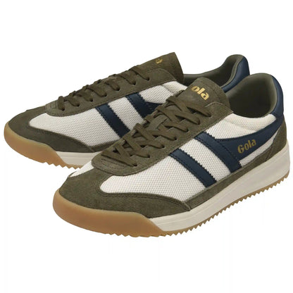Gola Classics Men's Tornado '88 Mesh Sneakers - Off White/Khaki/Navy