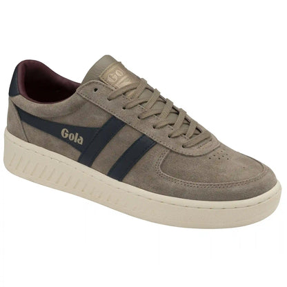 Gola Classics Men's Grandslam Suede Sneakers - Rhino/Navy/Burgundy