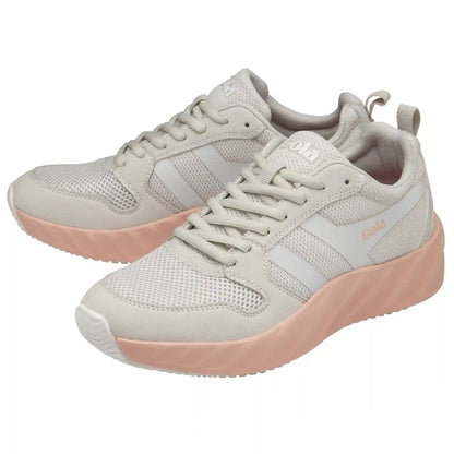 Gola Performance Women's Lansen Sneakers - Arcade White/Pearl Pink