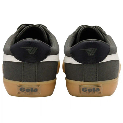 Vegan Gola Classics Men's Varsity Sneakers - Dark Khaki/Off White/Black/Gum