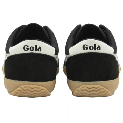 Gola Classics Men's Badminton Plimsoll Sneakers - Black/Off White/Gum