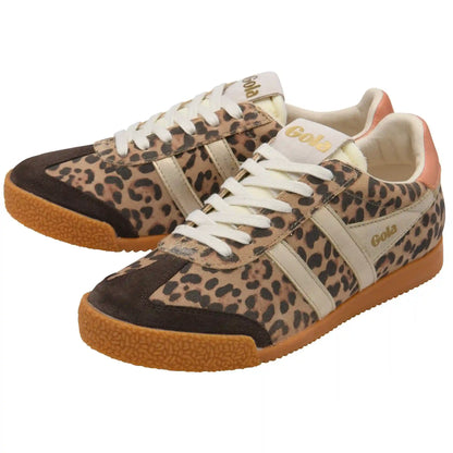 Gola Classics Women's Elan Safari Sneakers - Leopard/Mocha/Gold/Terracotta