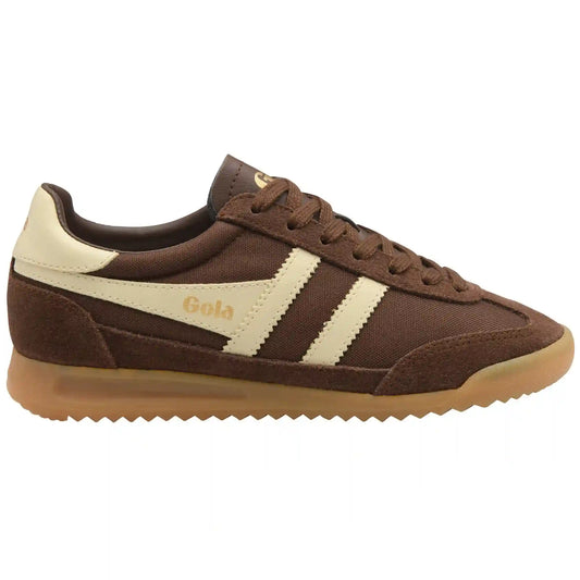 Gola Classics Women's Tornado Sneakers - Dark Brown/Buttermilk