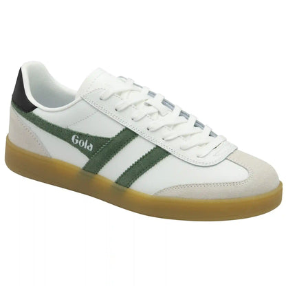 Gola Classics Men's Viper Leather Sneakers - White/Evergreen/Black/Gum