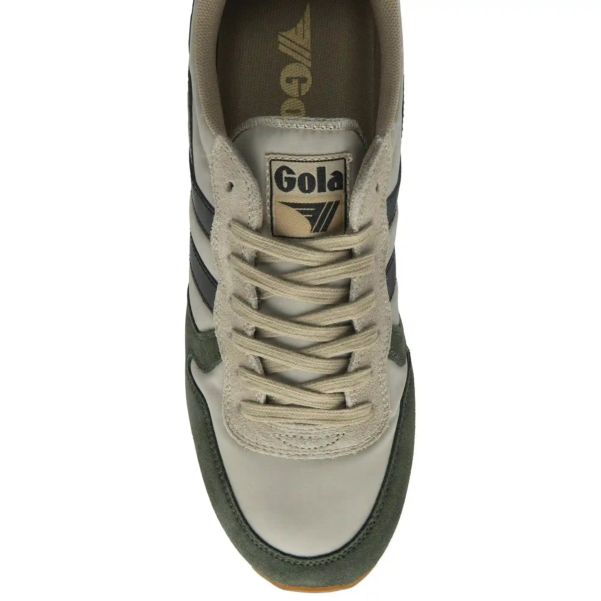 Gola Classics Men's Daytona Chute Sneakers - Bone/Dark Khaki/Black