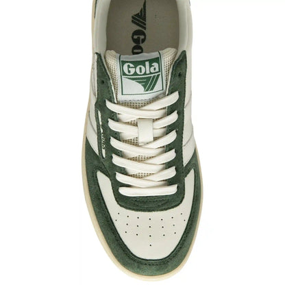 Gola Classics Women's Hawk '89 Sneakers - Off White/Evergreen/Off White