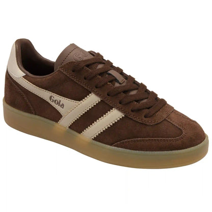 Gola Classics Women's Viper Sneakers - Dark Brown/Bone/Gold/Gum