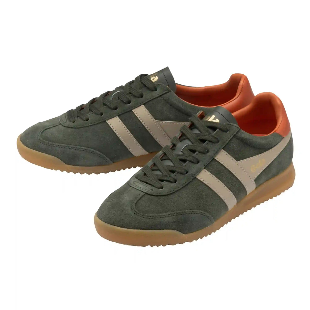 Gola Classics Men's Torpedo Sneakers - Dark Khaki/Bone/Moody Orange
