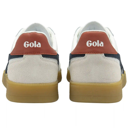 Gola Classics Men's Viper Leather Sneakers - White/Navy/Rust/Gum