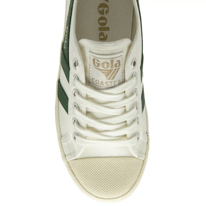 Vegan Gola Classics Women's Coaster - Off White/Green