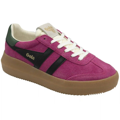 Gola Classics Women's Athena Sneakers - Fuchsia/Black/Evergreen/Gum