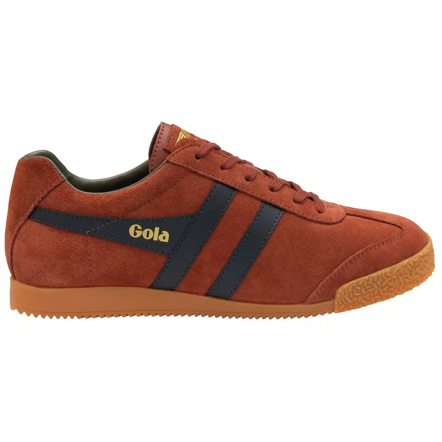 Gola Classics Men's Harrier Suede Sneakers - Rust/Navy/Khaki