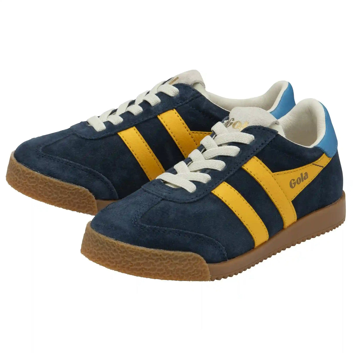 Gola Classics Kids' Elan Sneakers - Navy/Sun/Santorini