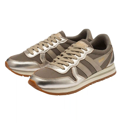 Gola Classics Women's Daytona Glimmer Sneakers - Rhino/Gold/Bone