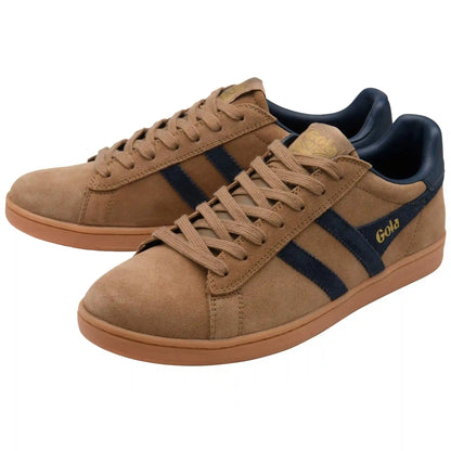 Gola Classics Men's Equipe II Suede Sneakers - Tobacco/Navy