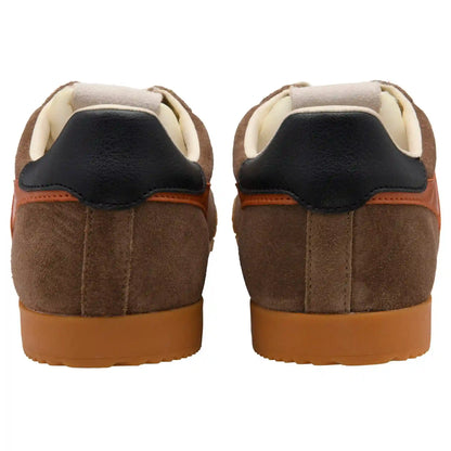 Gola Classics Men's Elan Sneakers - Otter/Moody Orange/Black