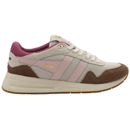 Gola Classics Women's Delta Sneakers - Off White/Otter/Chalk Pink