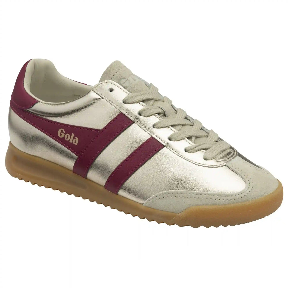 Gola Classics Women's Torpedo Glimmer Sneakers - Gold/Cerise