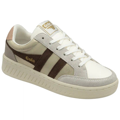 Gola Classics Women's Superslam Blaze Sneakers - Gold/Dark Brown/Cameo