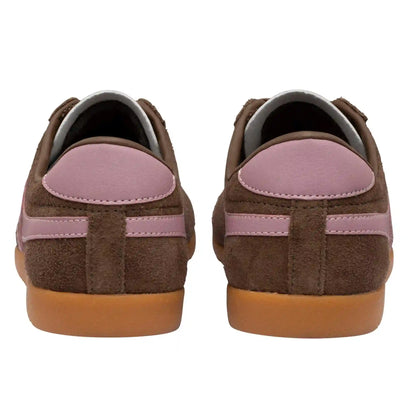 Gola Classics Women's Bullet Suede Sneakers - Dark Brown/Candy/Gum