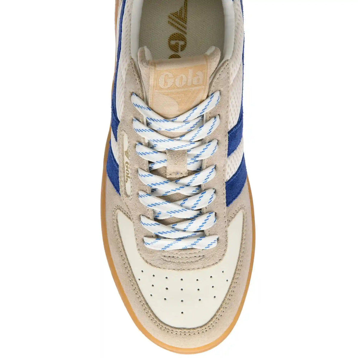 Gola Classics Women's Hawk '83 Sneakers - Off White/Bone/Deep Blue/Gum