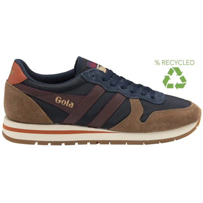 Gola Classics Men's Daytona Chute Sneakers - Navy/Tobacco/Burgundy