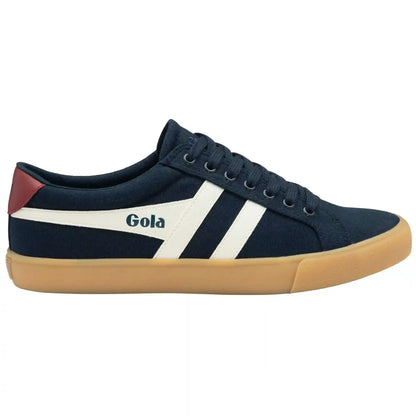 Vegan Gola Classics Men's Varsity Sneakers - Navy/Off White/Deep Red/Gum