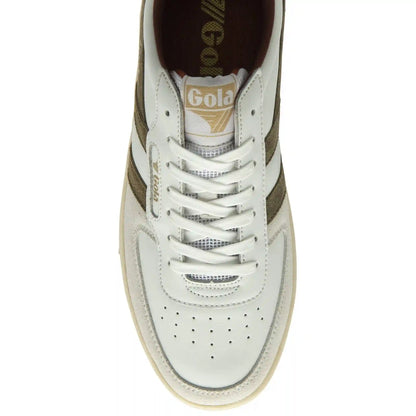 Gola Classics Men's Hawk Sneakers - White/Khaki/Rust