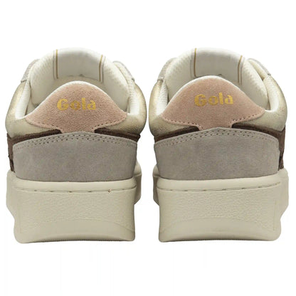 Gola Classics Women's Superslam Blaze Sneakers - Gold/Dark Brown/Cameo