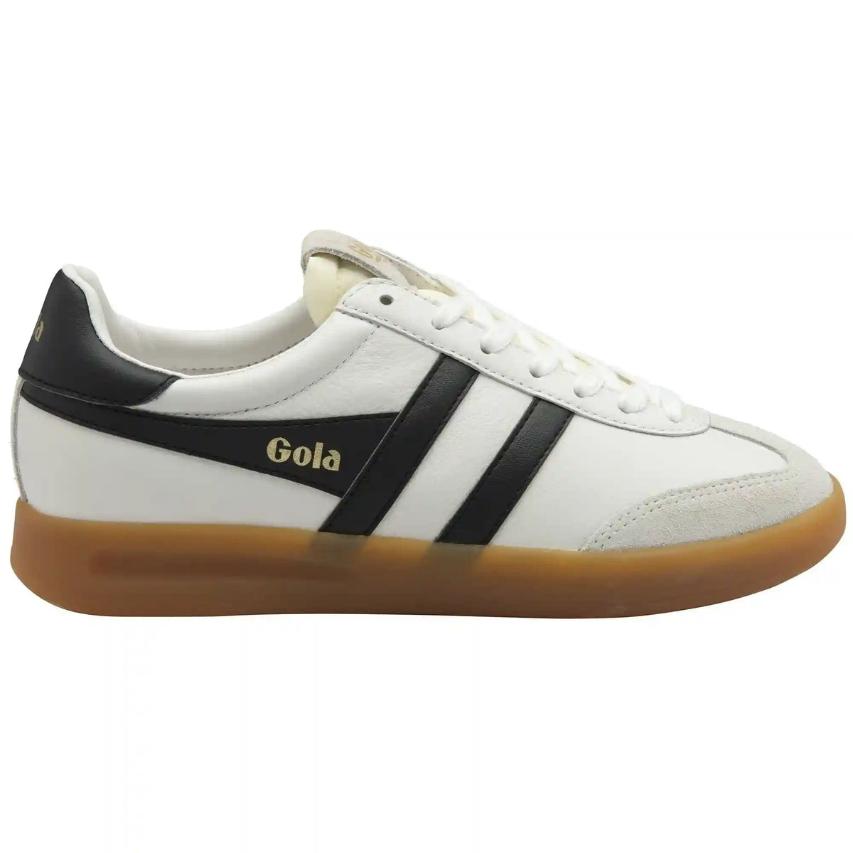 Gola Classics Women's Cyclone Leather Sneakers - White/Black/Gum