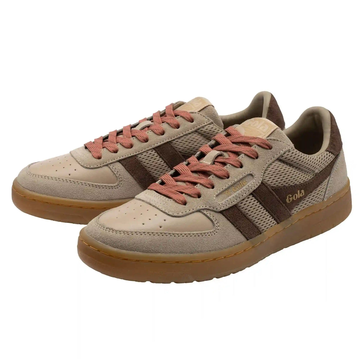 Gola Classics Women's Hawk '83 Sneakers - Bone/Root/Orange Spice/Gum