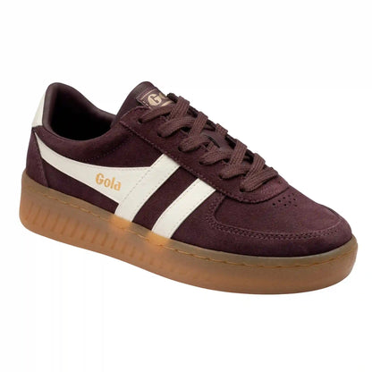 Gola Classics Women's Grandslam Suede Sneakers - Cocoa/Off White/Gum