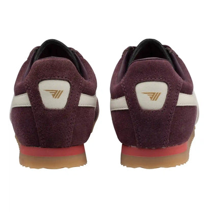 Gola Classics Women's Apollo Sneakers - Windsor Wine/Off White/Coral/Gum