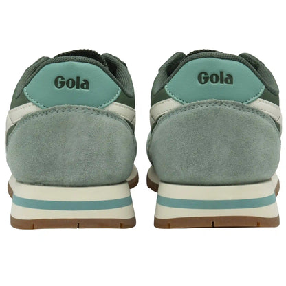 Gola Classics Women's Daytona Chute Sneakers - Evergreen/Green Mist/Off White