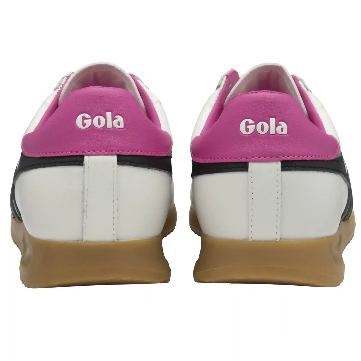 Gola Classics Women's Stadium Sneakers - White/Black/Shocking Pink