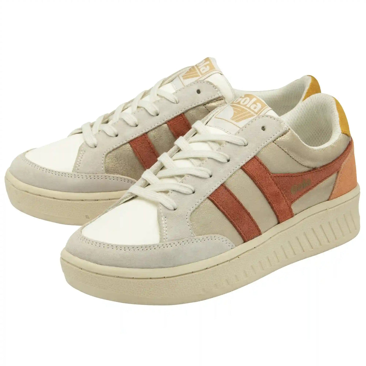 Gola Classics Women's Superslam Blaze Sneakers - Gold/Orange Spice/Sun