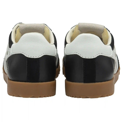 Gola Classics Kids' Elan Leather Sneakers - Black/White