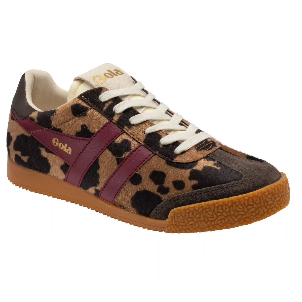 Gola Classics Women's Elan Savanna Sneakers - Tan Cow/Cerise/Mocha