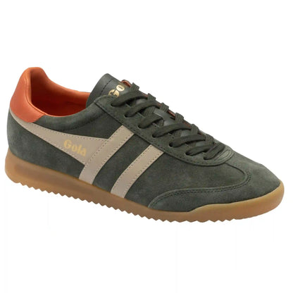 Gola Classics Men's Torpedo Sneakers - Dark Khaki/Bone/Moody Orange