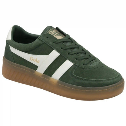 Gola Classics Women's Grandslam Suede Sneakers - Evergreen/Off White/Gum