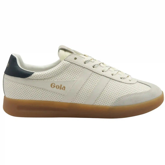 Gola Classics Men's Cyclone Leather '76 Sneakers - Off White/Navy/Gum